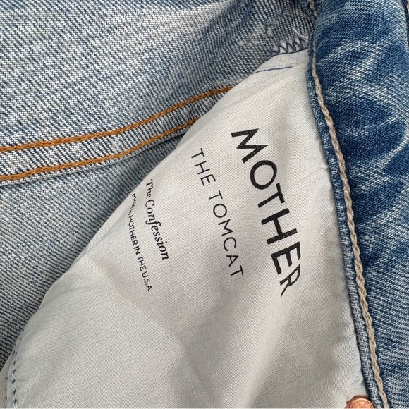 MOTHER The Tomcat High Rise Cropped Straight Jeans in The Confession | Sz 26 - Picture 6 of 16